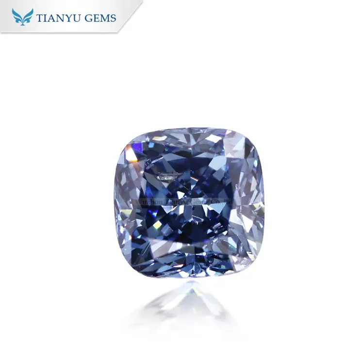 Tianyu gems IGI certified 1.136ct Cushion Cut Fancy Blue Loose CVD/HPHT Diamond Fancy Colors Lab Diamond 1
