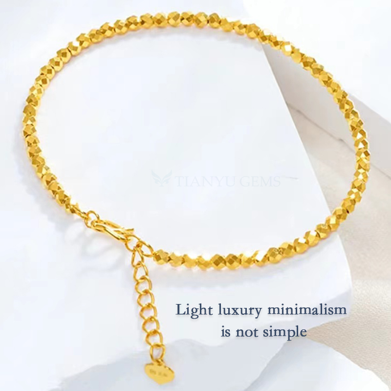 Tianyu Gmes 999 gold bracelet customised fashion women's bracelet 3