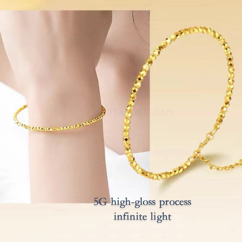 Tianyu Gmes 999 gold bracelet customised fashion women's bracelet 4