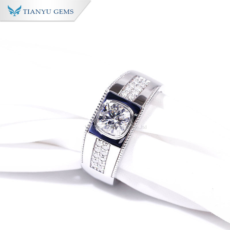 Tianyu gems | Latest male engagement rings Manufacturers 7
