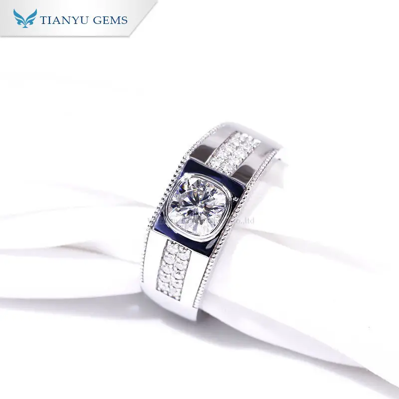 Tianyu gems | Latest male engagement rings Manufacturers 5