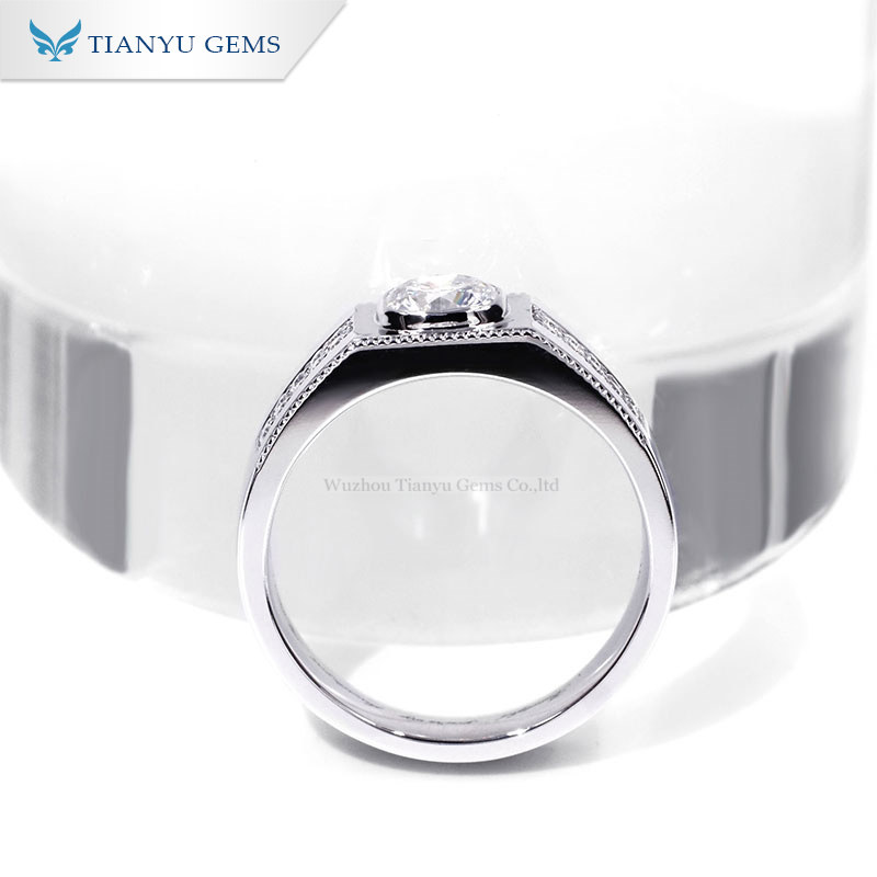 Tianyu gems | Latest male engagement rings Manufacturers 8