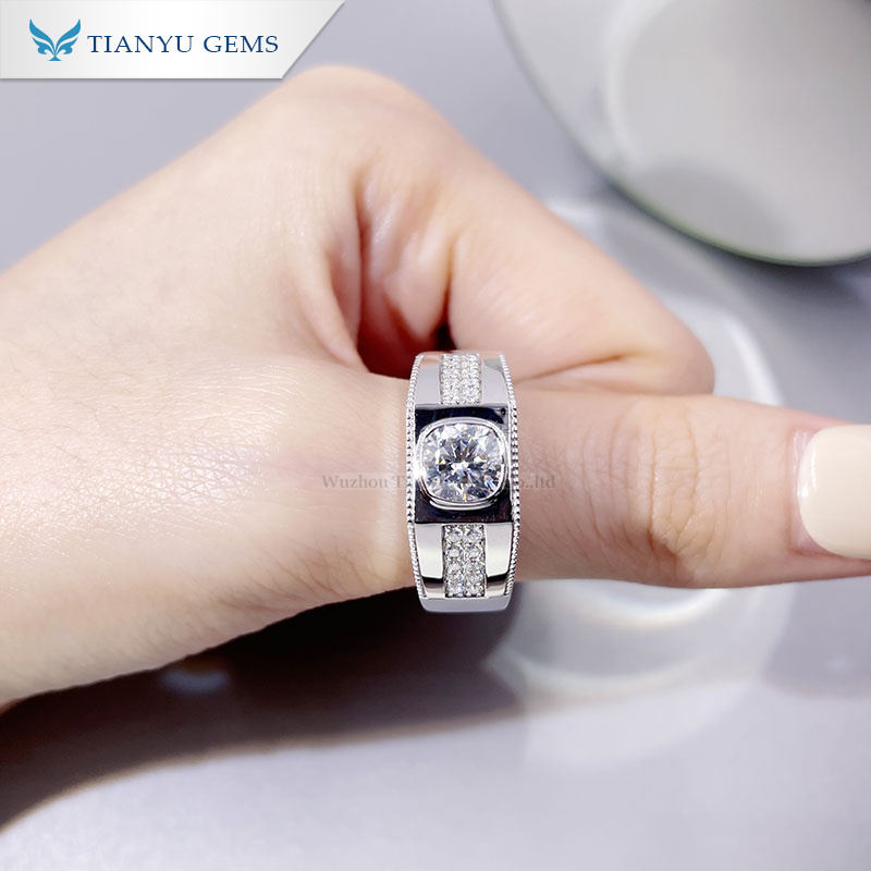 Tianyu gems | Latest male engagement rings Manufacturers 9