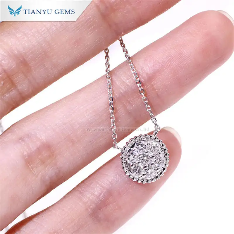 Best lab diamond pendant necklace Suppliers | Tianyu gems 5
