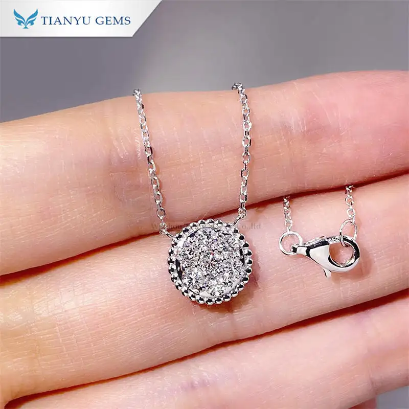 Best lab diamond pendant necklace Suppliers | Tianyu gems 4