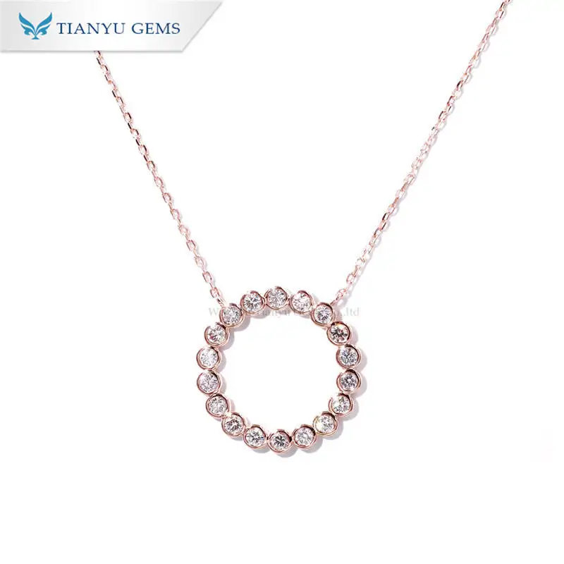 Top lab grown diamond necklace Factory | Tianyu gems 2