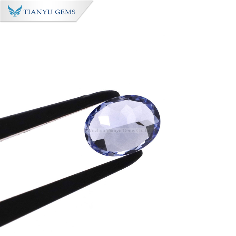 Tianyu Gems Handmade Oval Cut Cornflower Blue Sapphire Stone 9