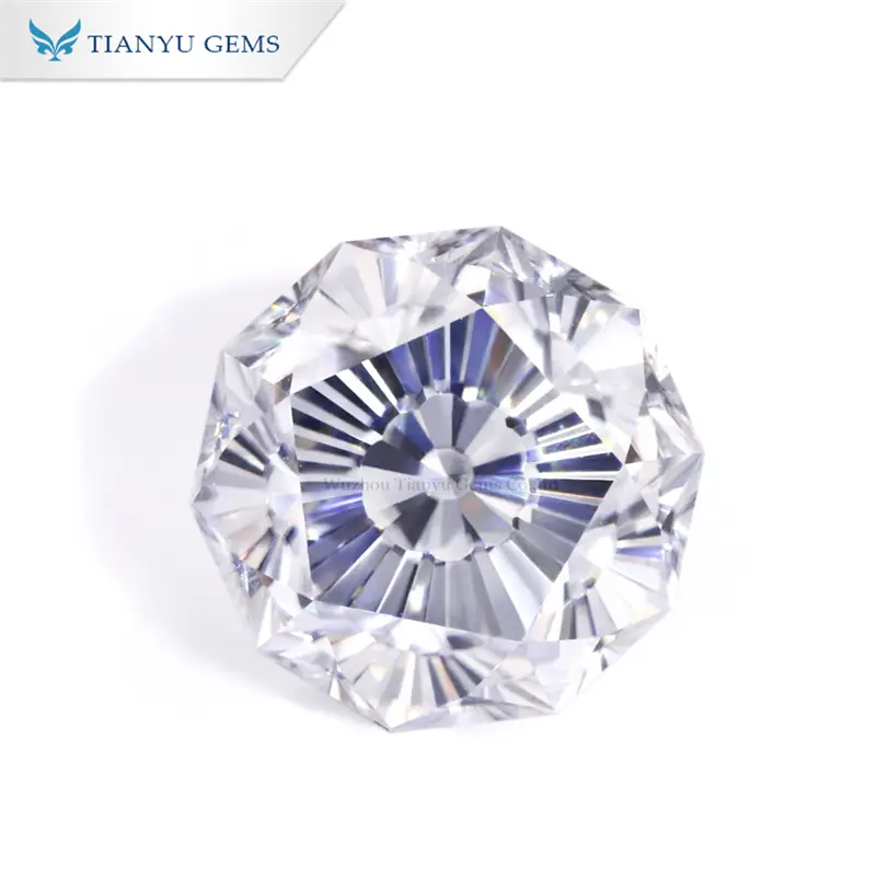 Tianyu Gems DEF Color Sakura Cut Moissanite Diamond 1