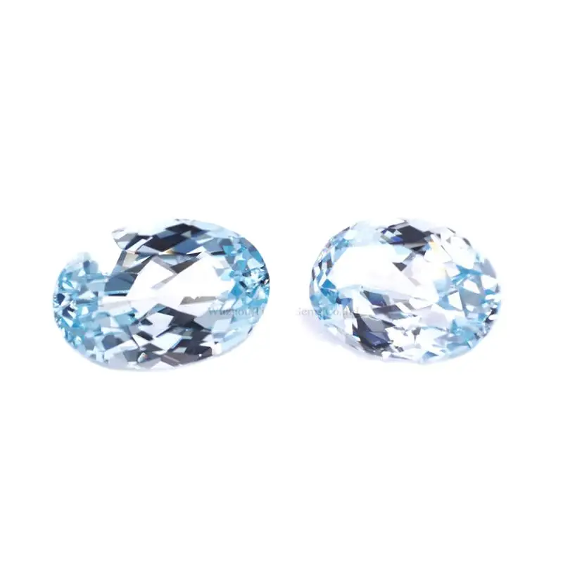 Tianyu Gems Wholesale Price Per Carat Blue Aquamarine Stone For Jewelry Making 1