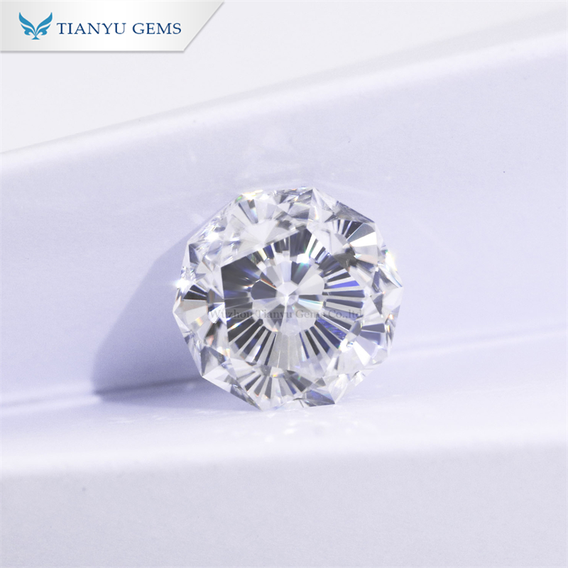 Tianyu Gems DEF Color Sakura Cut Moissanite Diamond 7