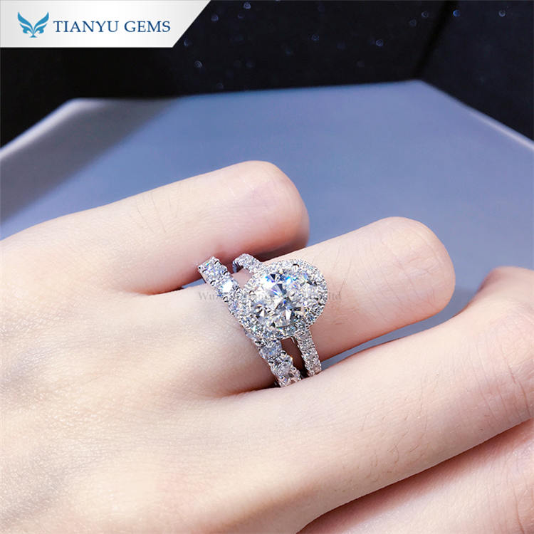High-quality lab diamond engagement rings Supply | Tianyu gems 8