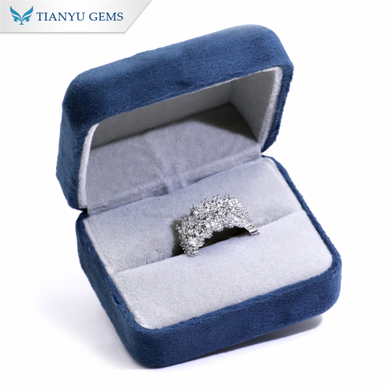 Gold Cluster Ring | Customizable Materials & Colors | Affordable & Stylish | Perfect Gift | 14K Gold | Lab Diamond Wedding Ring 7