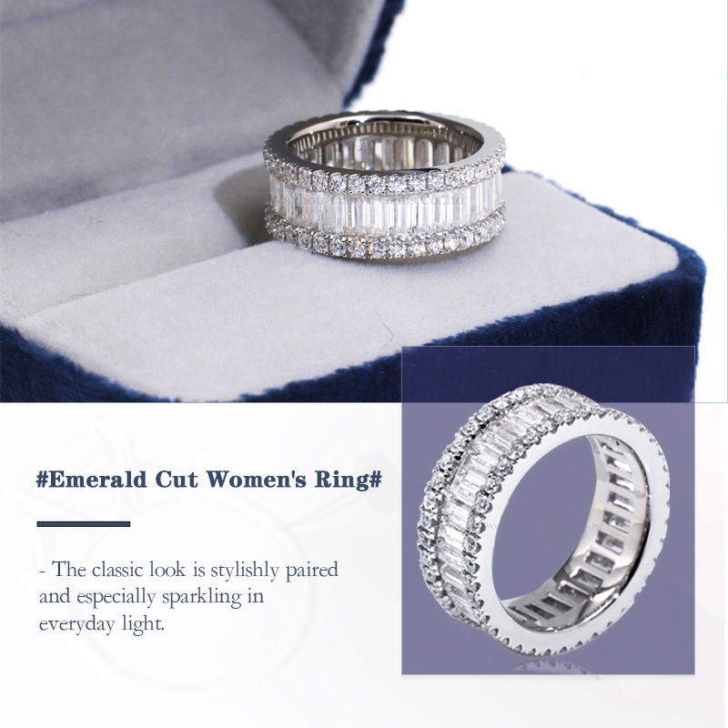emerald cut diamond band at Wholesale Prices | Tianyu gems 2