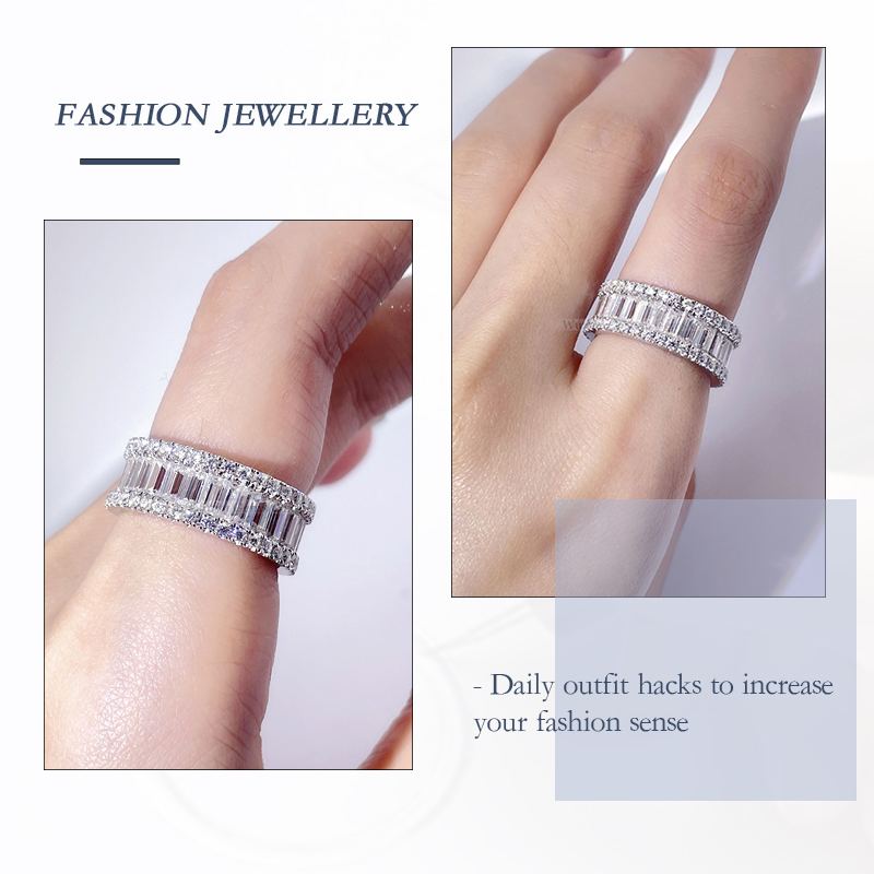 emerald cut diamond band at Wholesale Prices | Tianyu gems 4