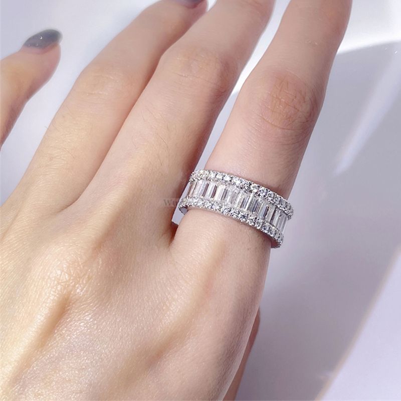 emerald cut diamond band at Wholesale Prices | Tianyu gems 6