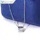 White Gold Lab Diamond Pendant Necklace 2