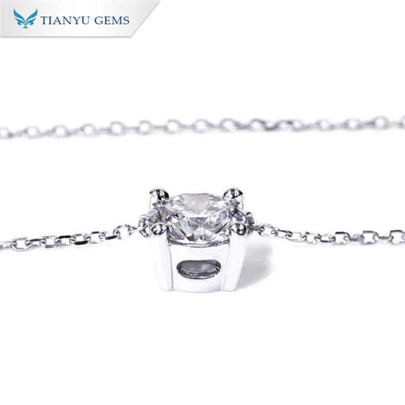 High-quality lab grown diamond necklace Manufacturers | Tianyu gems 9