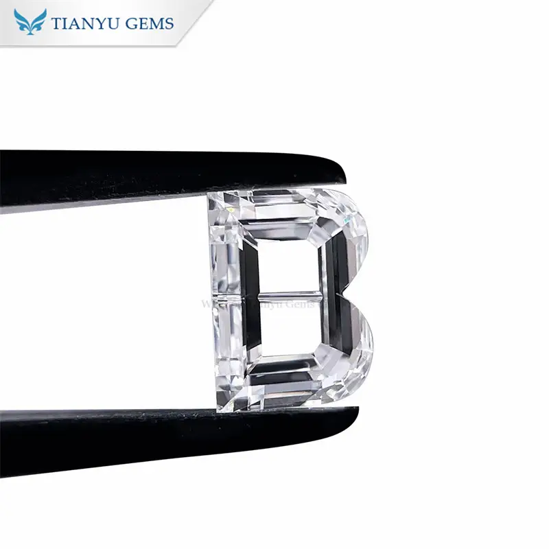 Customized Alphabet Diamond Letter B manufacturers From China | Tianyu gems 1