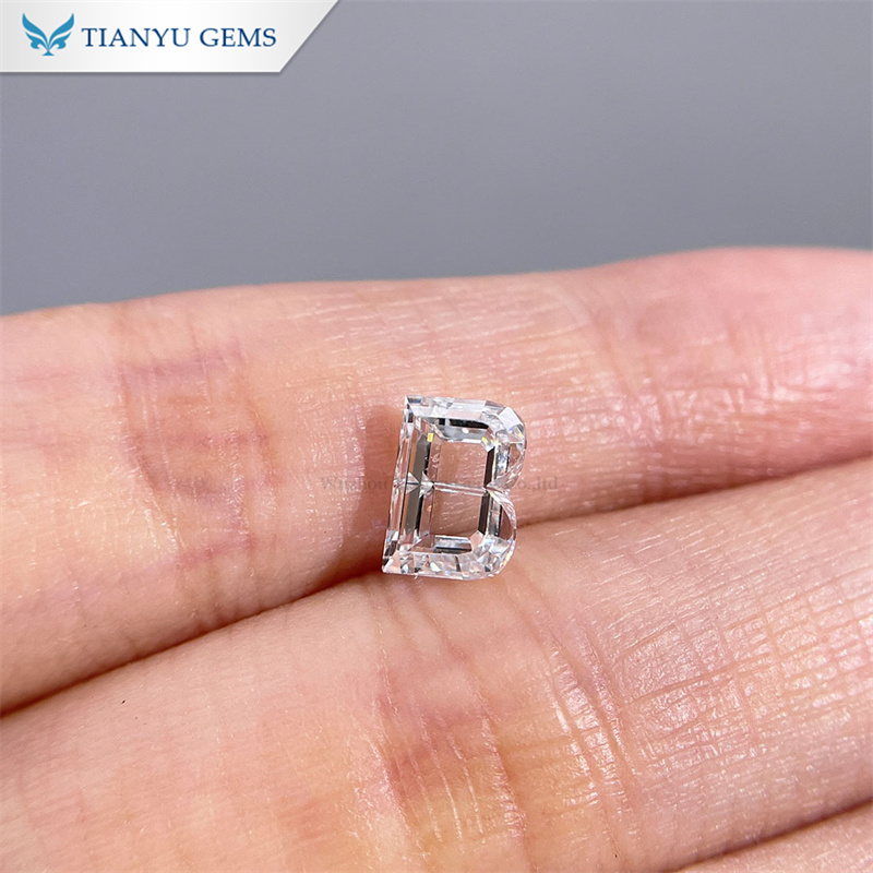 Customized Alphabet Diamond Letter B manufacturers From China | Tianyu gems 8