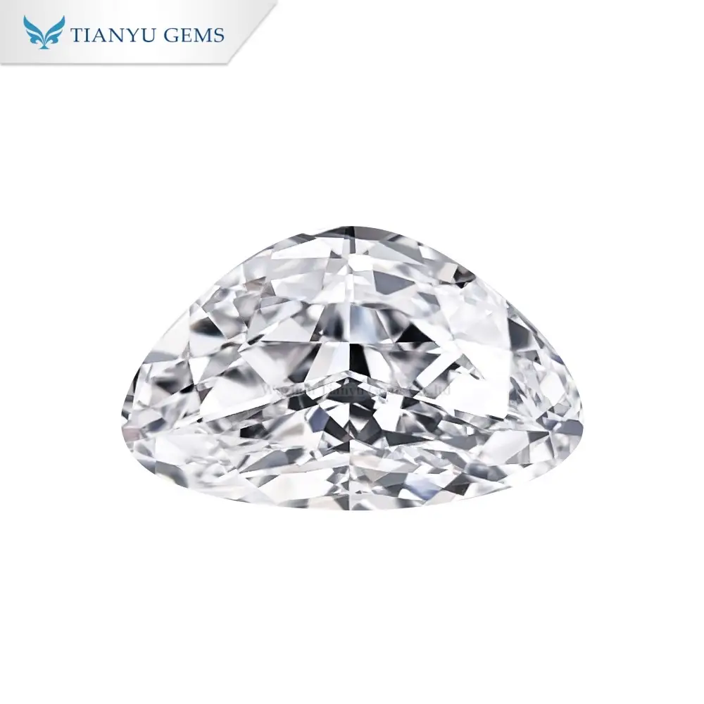 Diamante blanco cultivado en laboratorio con talla trillón modificada 1