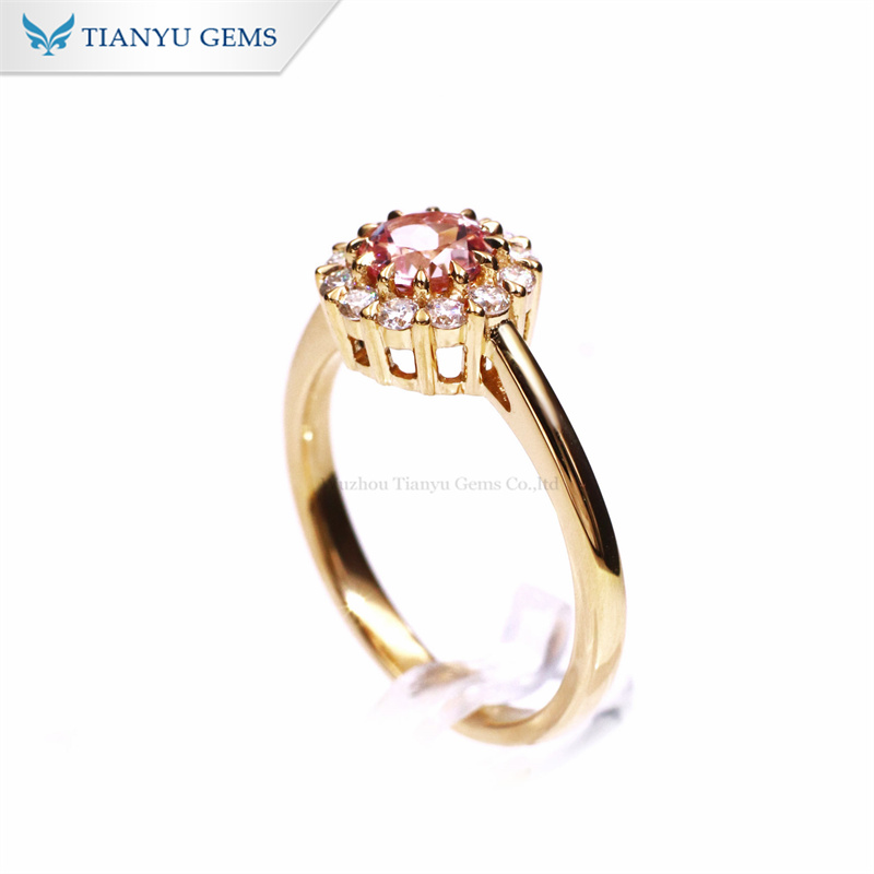Wholesale gemstone wedding bands Manufacturers | Tianyu gems 3