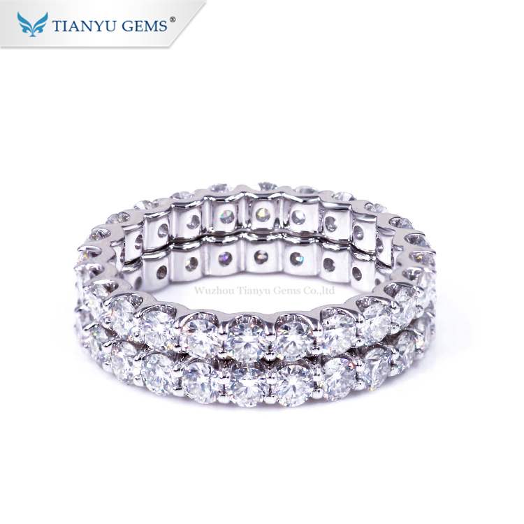 Top moissanite bands Supply | Tianyu gems 8