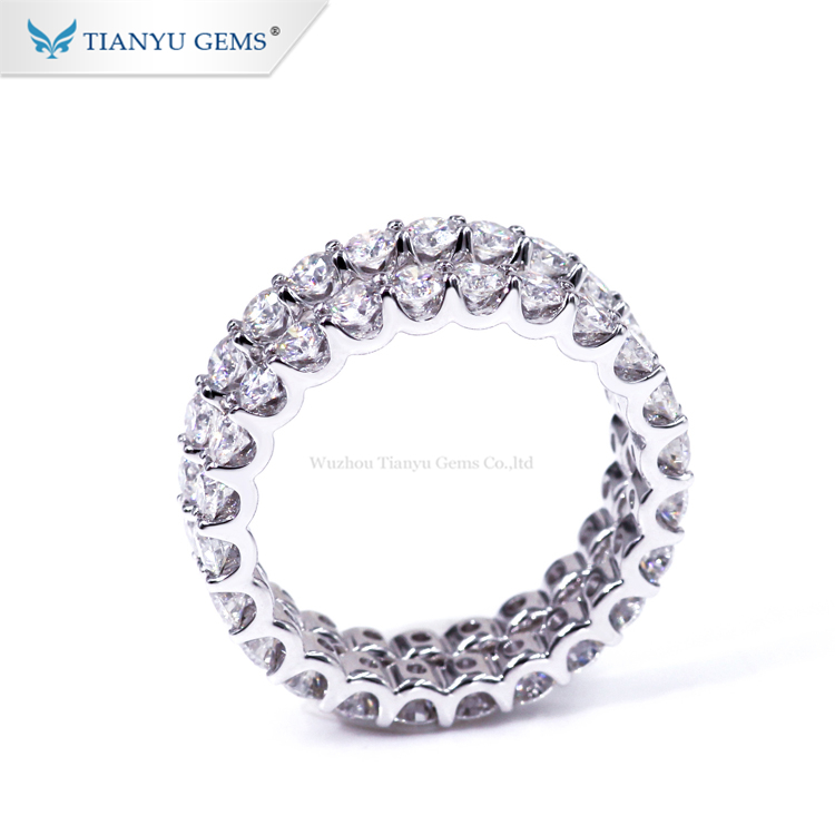 Top moissanite bands Supply | Tianyu gems 7