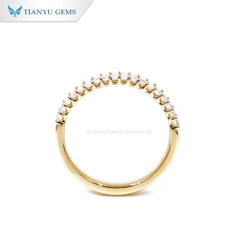 Latest diamond womens wedding band Company | Tianyu gems 3