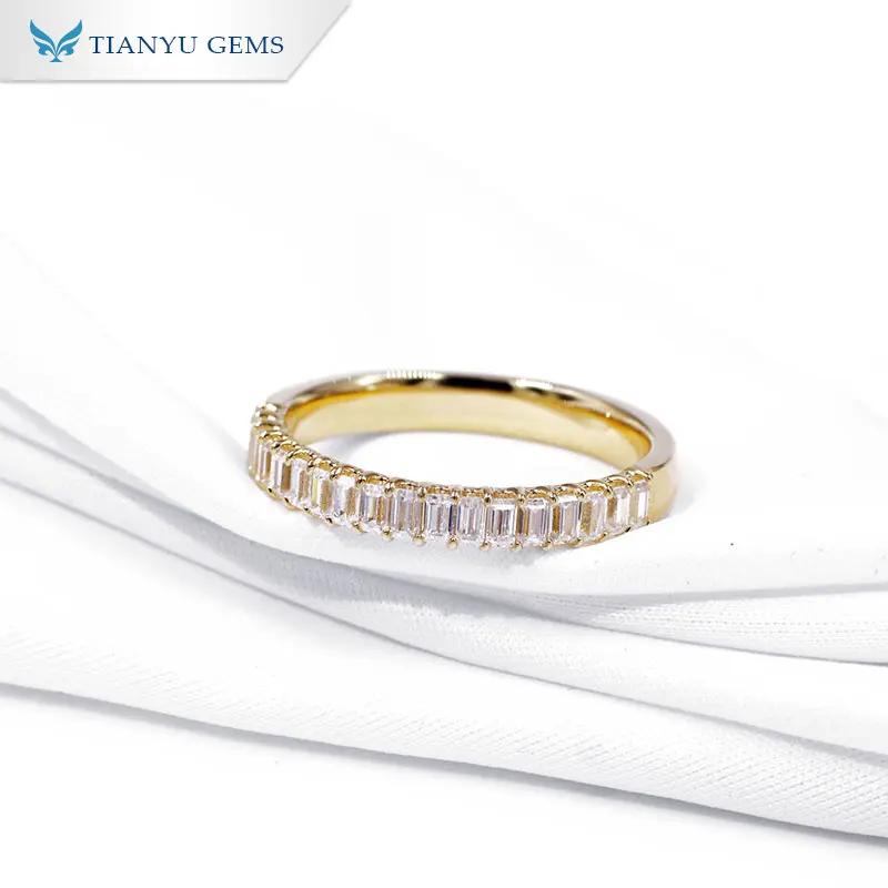 Latest diamond womens wedding band Company | Tianyu gems 5