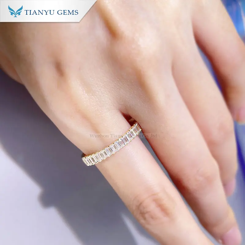 Latest diamond womens wedding band Company | Tianyu gems 6
