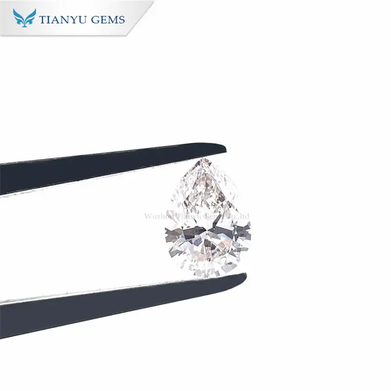 Tianyu gems Lab Grown Pear Cut H VS2 1.14ct CVD Loose Diamond With IGI Certificate 1
