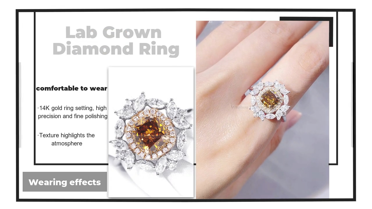 lab grown diamond rings at Wholesale Prices | Tianyu gems 3
