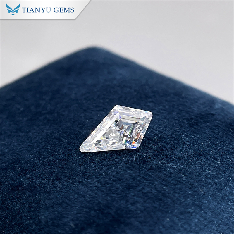 Tianyu Gems Customized Kite Cut Moissanite 7