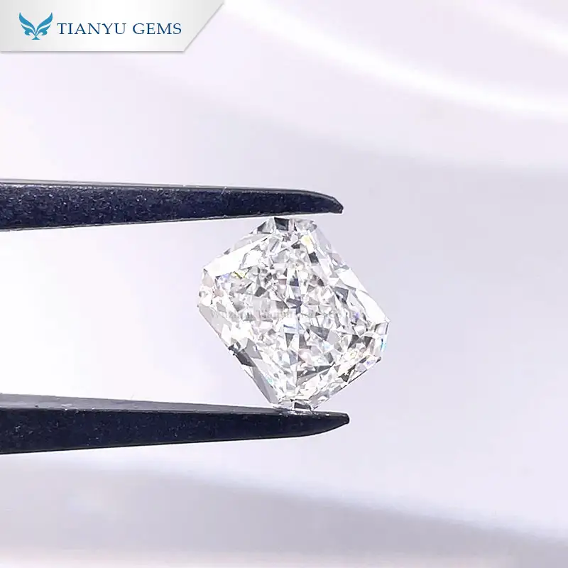 Tianyu gems Wholesale Radiant Cut 2.33ct F VS1 Lab Grown CVD White Loose Diamond IGI Certified In Stock 1