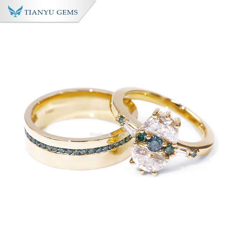 Tianyu gems | Custom wedding latest couple rings gold Company 9