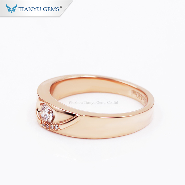 pure silver couple rings for engagement at Wholesale Prices | Tianyu gems 6