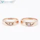 Custom couple wedding ring set gold Suppliers Manufacturer | Tianyu gems 5