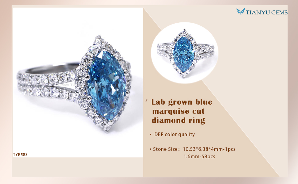 Lab Grown Marquise Diamond Ring: Sustainable Elegance 5