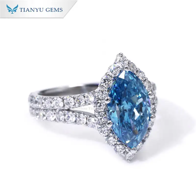 Lab Grown Marquise Diamond Ring: Sustainable Elegance 3