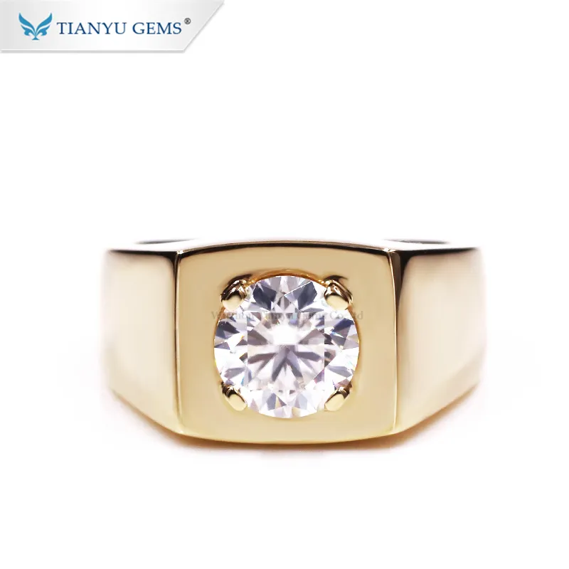 Custom male engagement rings Suppliers Manufacturer | Tianyu gems 2