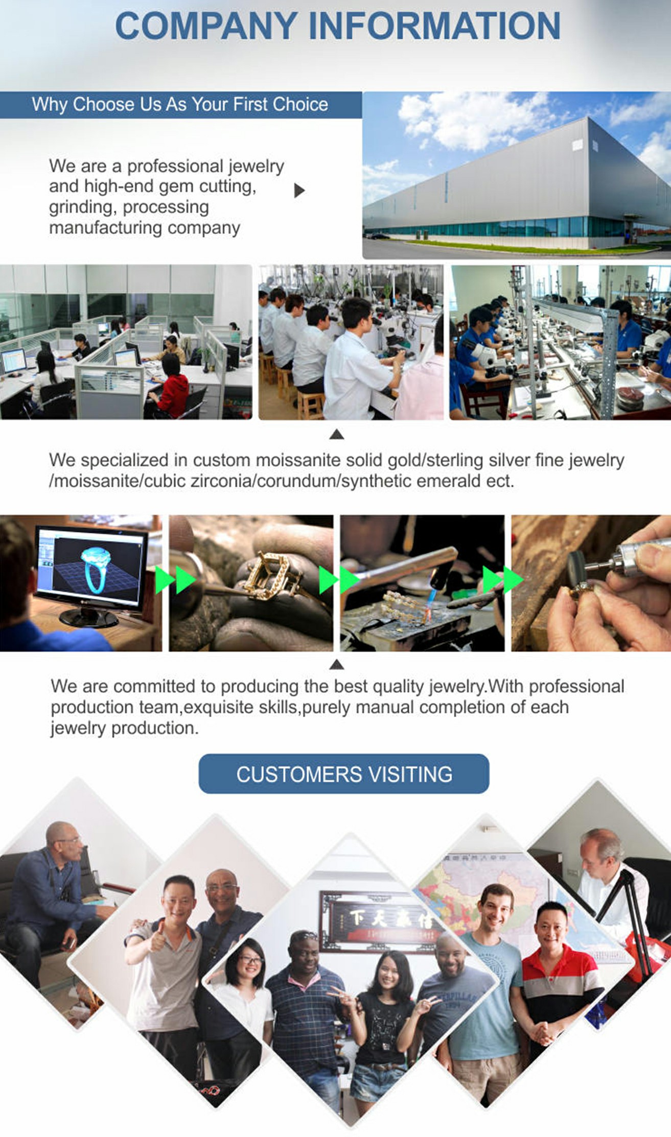 Tianyu gems 2ct moissanite diamonds ring pure 14k /18k yellow gold men ring for wedding 10