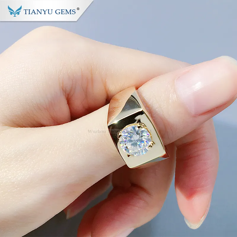Custom male engagement rings Suppliers Manufacturer | Tianyu gems 3
