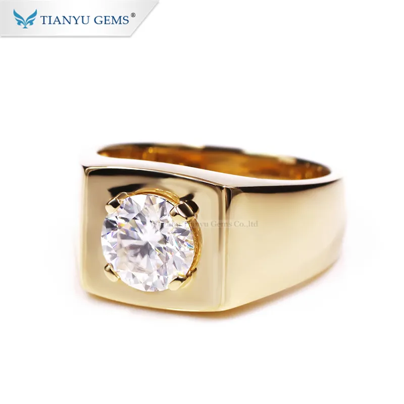 Custom male engagement rings Suppliers Manufacturer | Tianyu gems 5