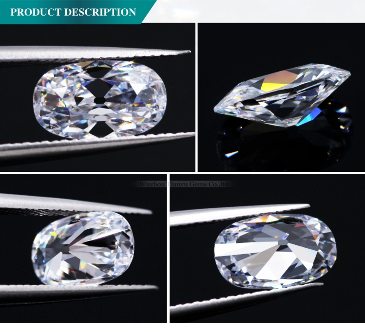 Tianyu gems Long Oval Cut OEC Diamond Moissanite VVS Clarity 7
