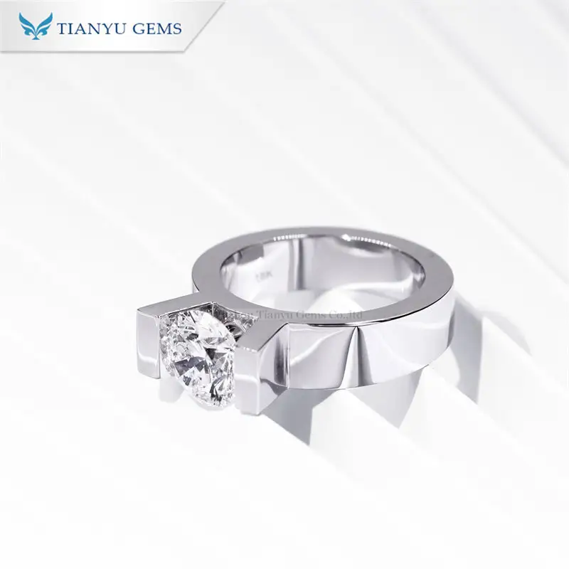 Top men's moissanite rings Suppliers | Tianyu gems 6