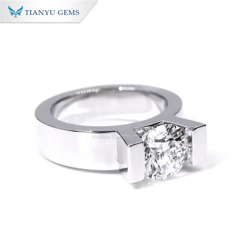 Top men's moissanite rings Suppliers | Tianyu gems 3