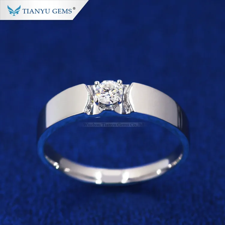 New couple ring with diamond Manufacturers | Tianyu gems 2