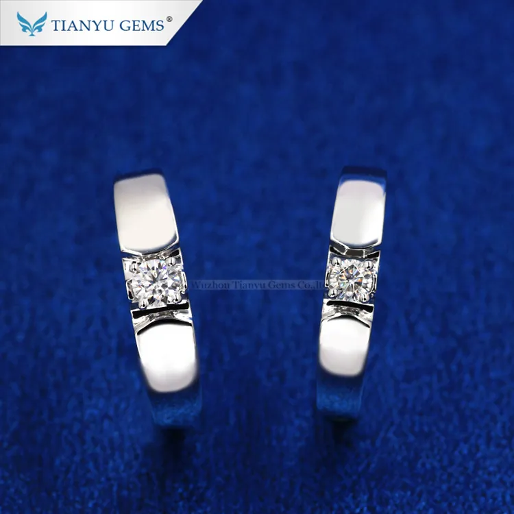 New couple ring with diamond Manufacturers | Tianyu gems 6