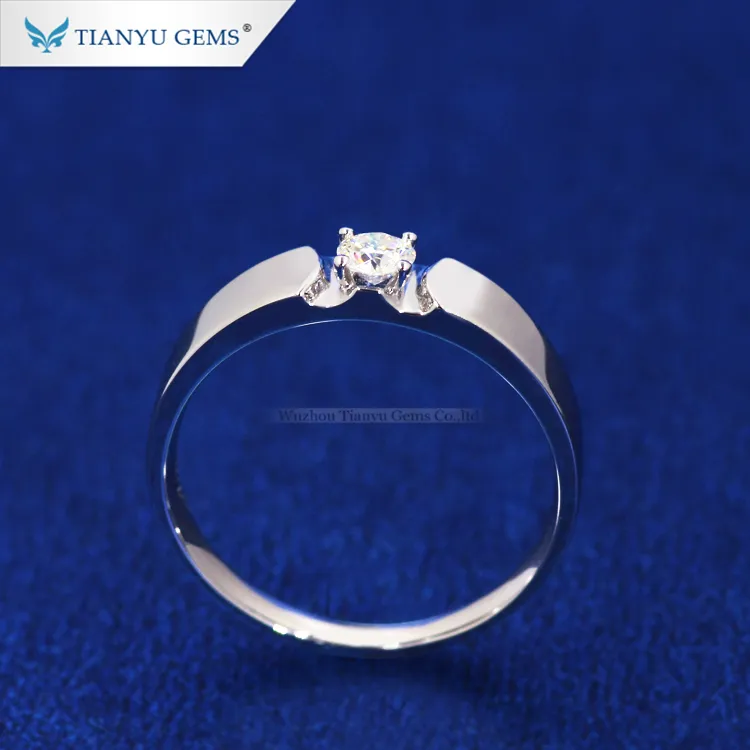 New couple ring with diamond Manufacturers | Tianyu gems 3