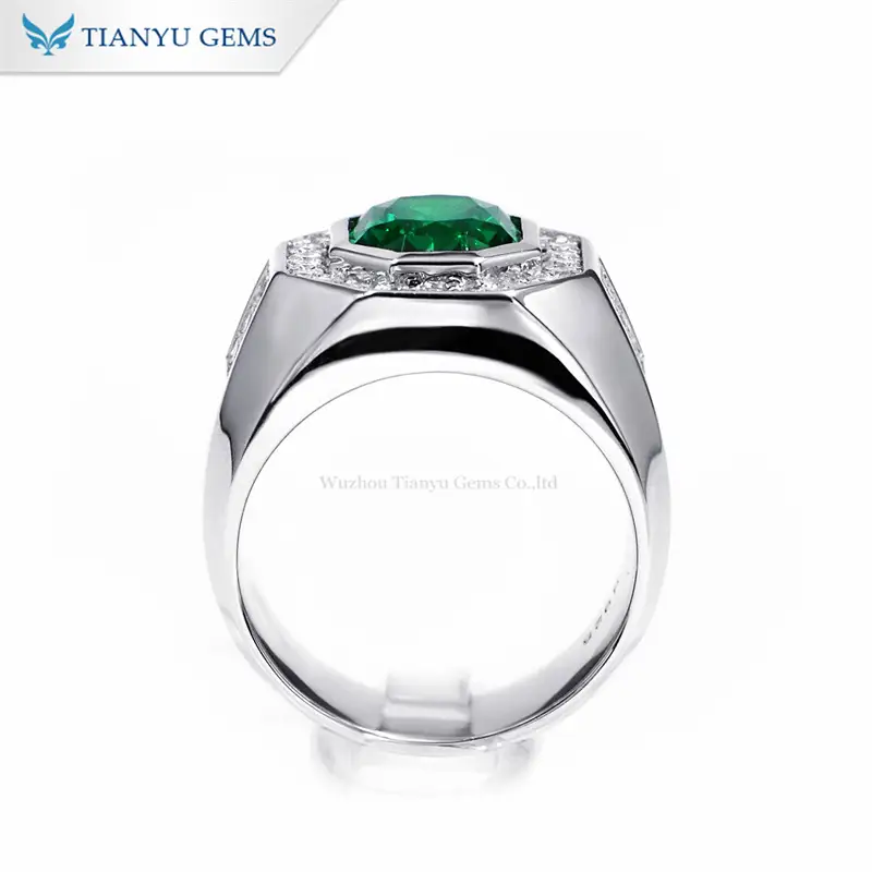 メンズエメラルド結婚指輪を卸売価格でご提供 | Tianyu Gems メンズエメラルド結婚指輪を卸売価格でご提供 | Tianyu Gems
